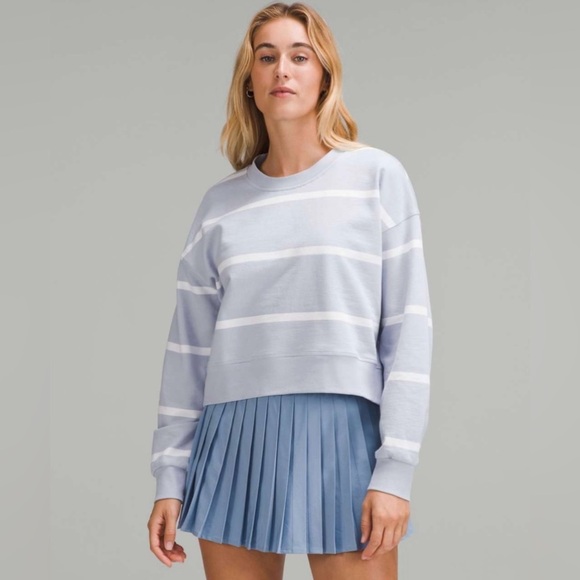 lululemon athletica Tops - Lululemon Perfectly Oversized Cropped Crew